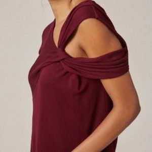 Amour Vert belladonna asymmetrical top NWT